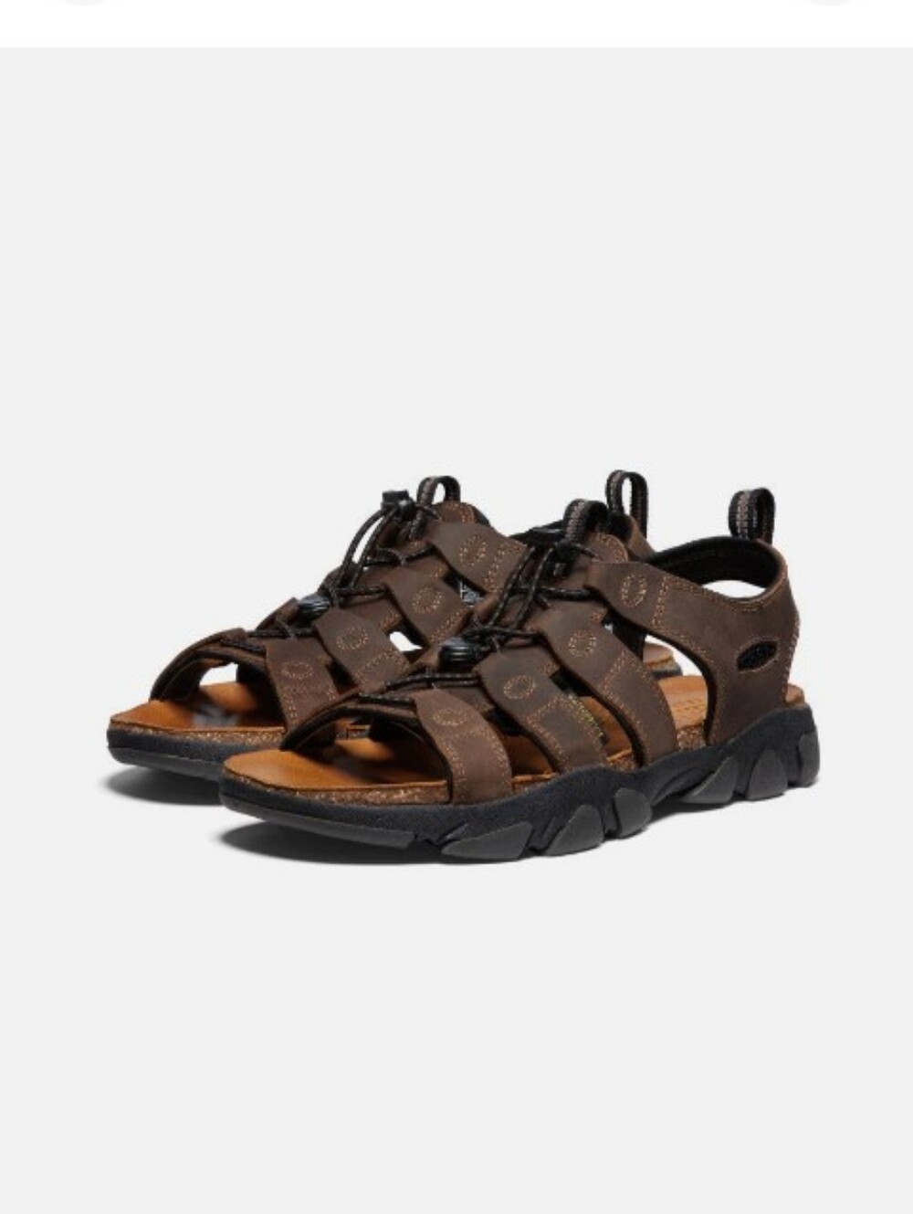 New Keen Men's Daytona 2 Sandal In Bison/Black